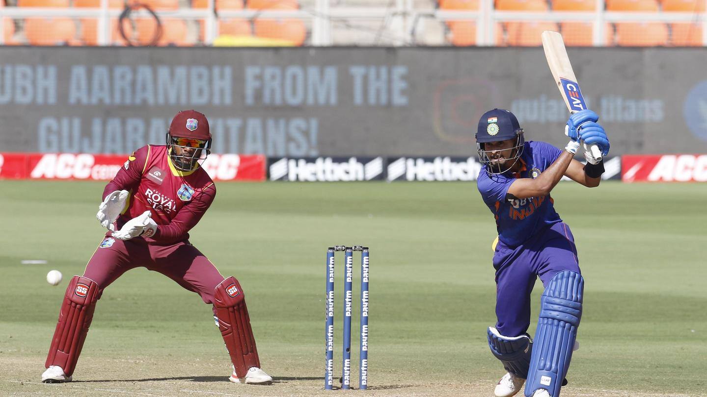 INDvWI, 3rd ODI: India post 265 as Iyer scores 80