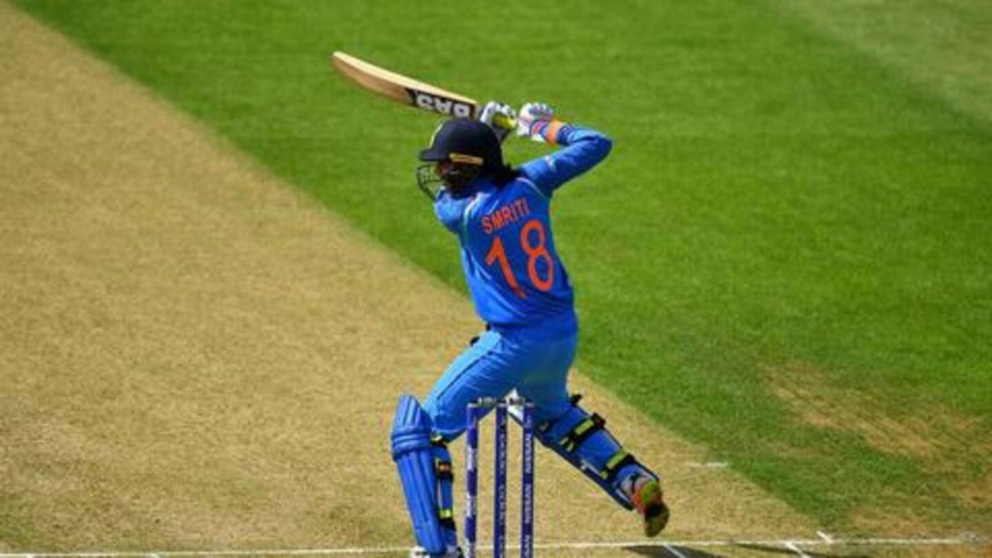 Mandhana's form helps India gain control Mandhana's form helps India gain control