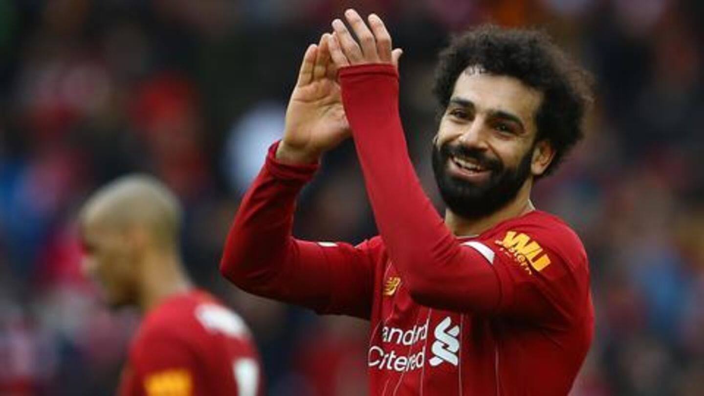 Liverpool continue Anfield run, Salah dazzles Liverpool continue Anfield run, Salah dazzles