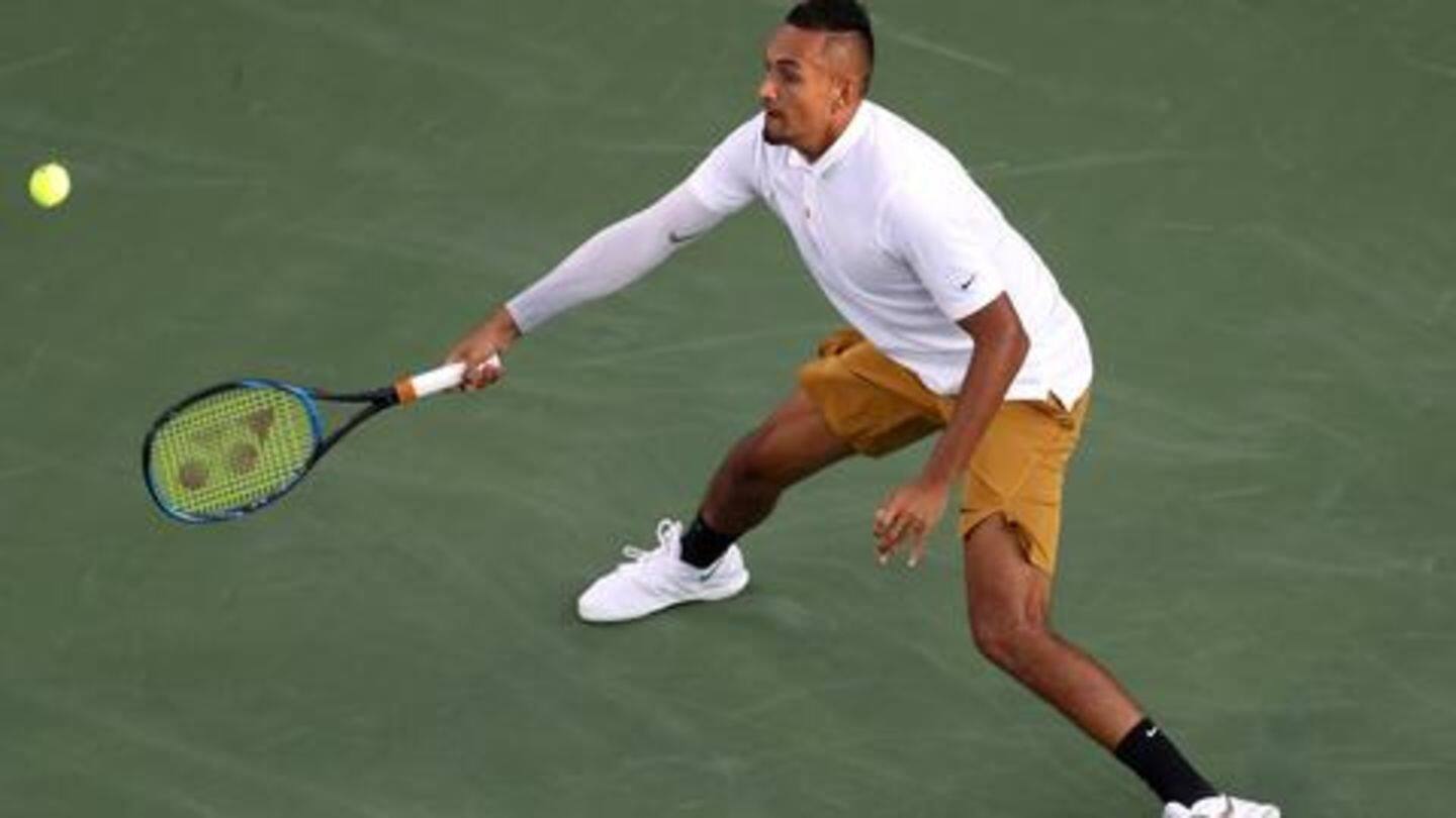Kyrgios happy to get through Kyrgios happy to get through