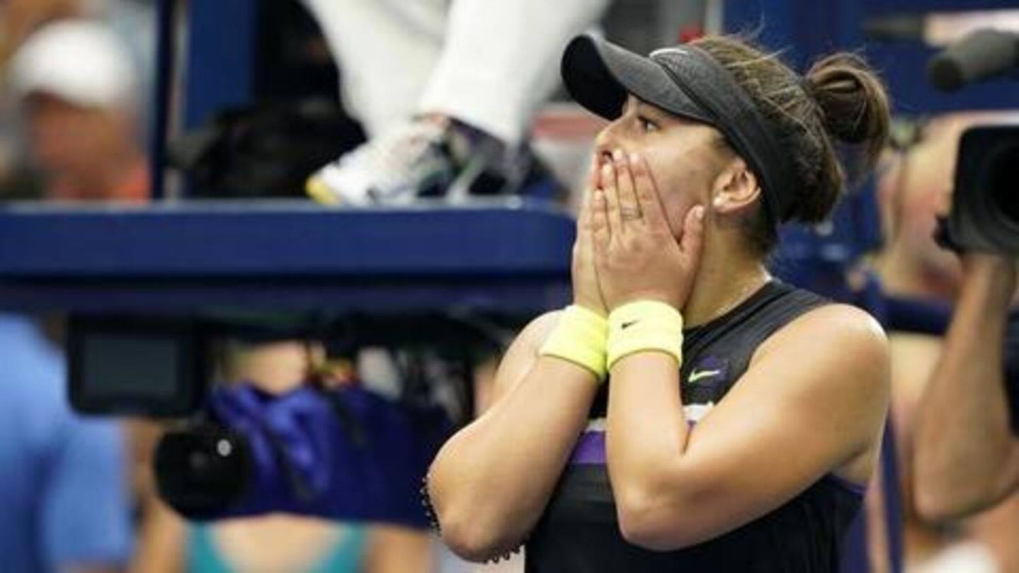 Some major records scripted by Andreescu Some major records scripted by Andreescu