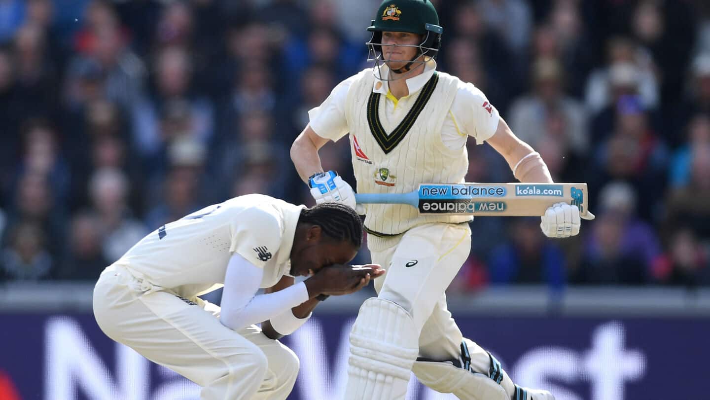 The Ashes: Steve Smith brushes off confrontation with Jofra Archer