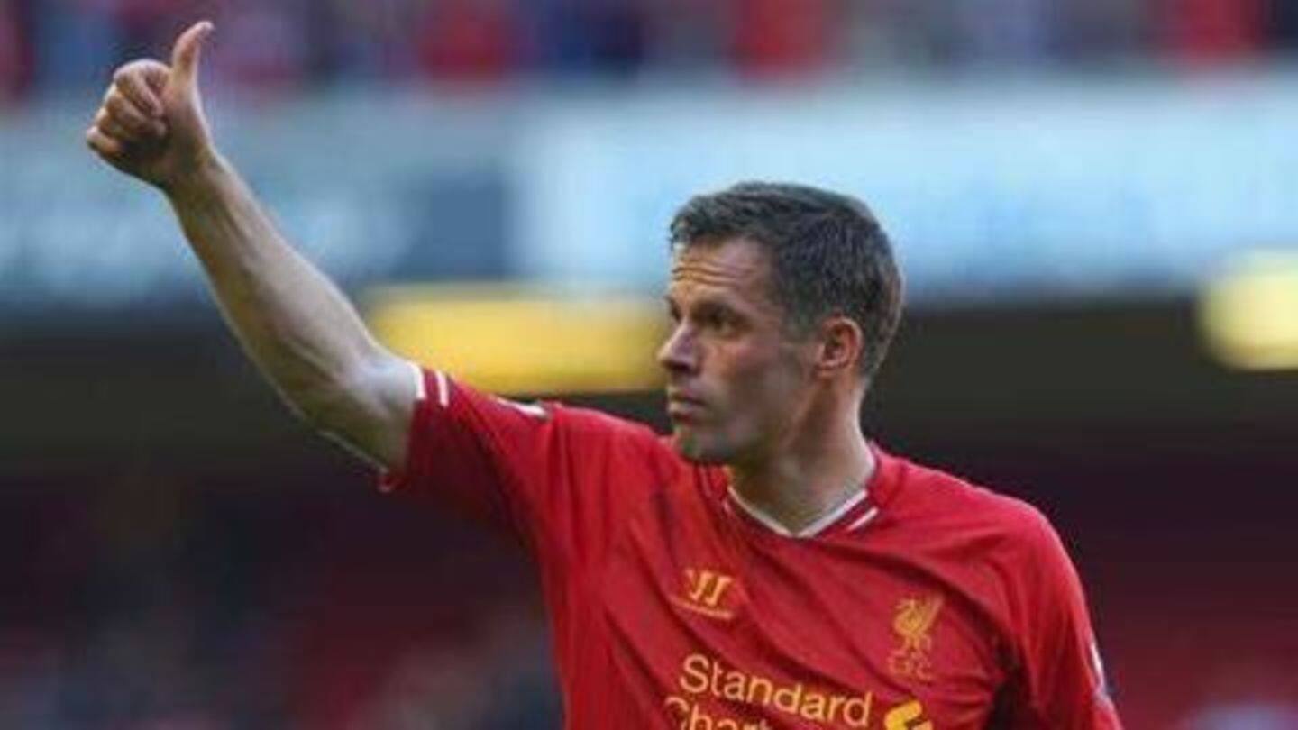 Liverpool hero Jamie Carragher missed out on the trophy Liverpool hero Jamie Carragher missed out on the trophy