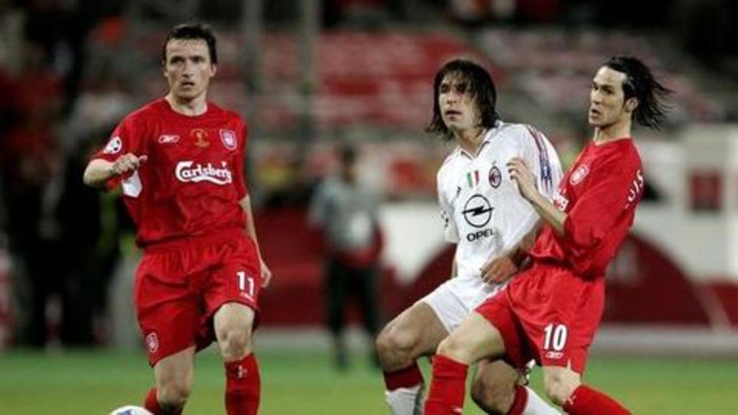 Liverpool stun Milan to win a thrilling finale in 2005 Liverpool stun Milan to win a thrilling finale in 2005