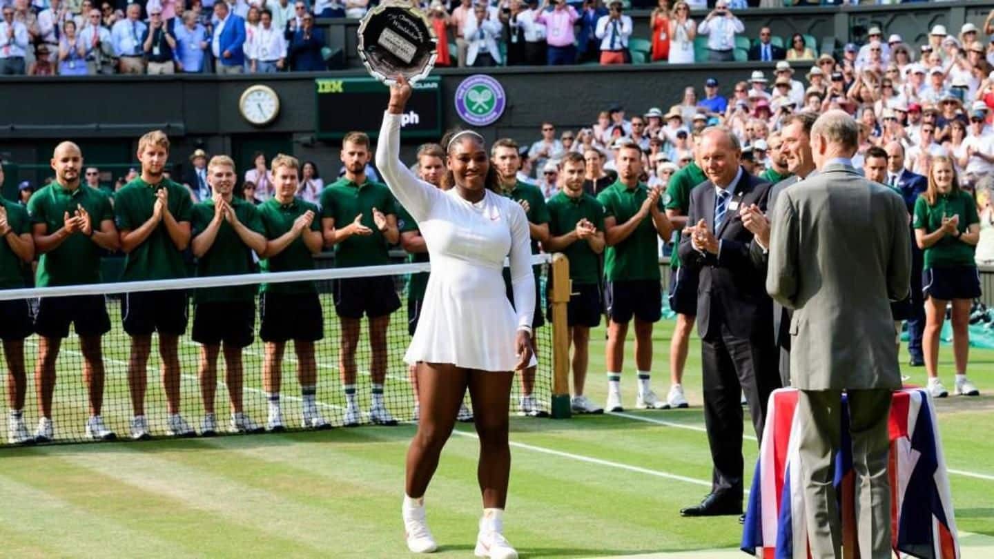 Wimbledon: Serena's husband posts an emotional message post final