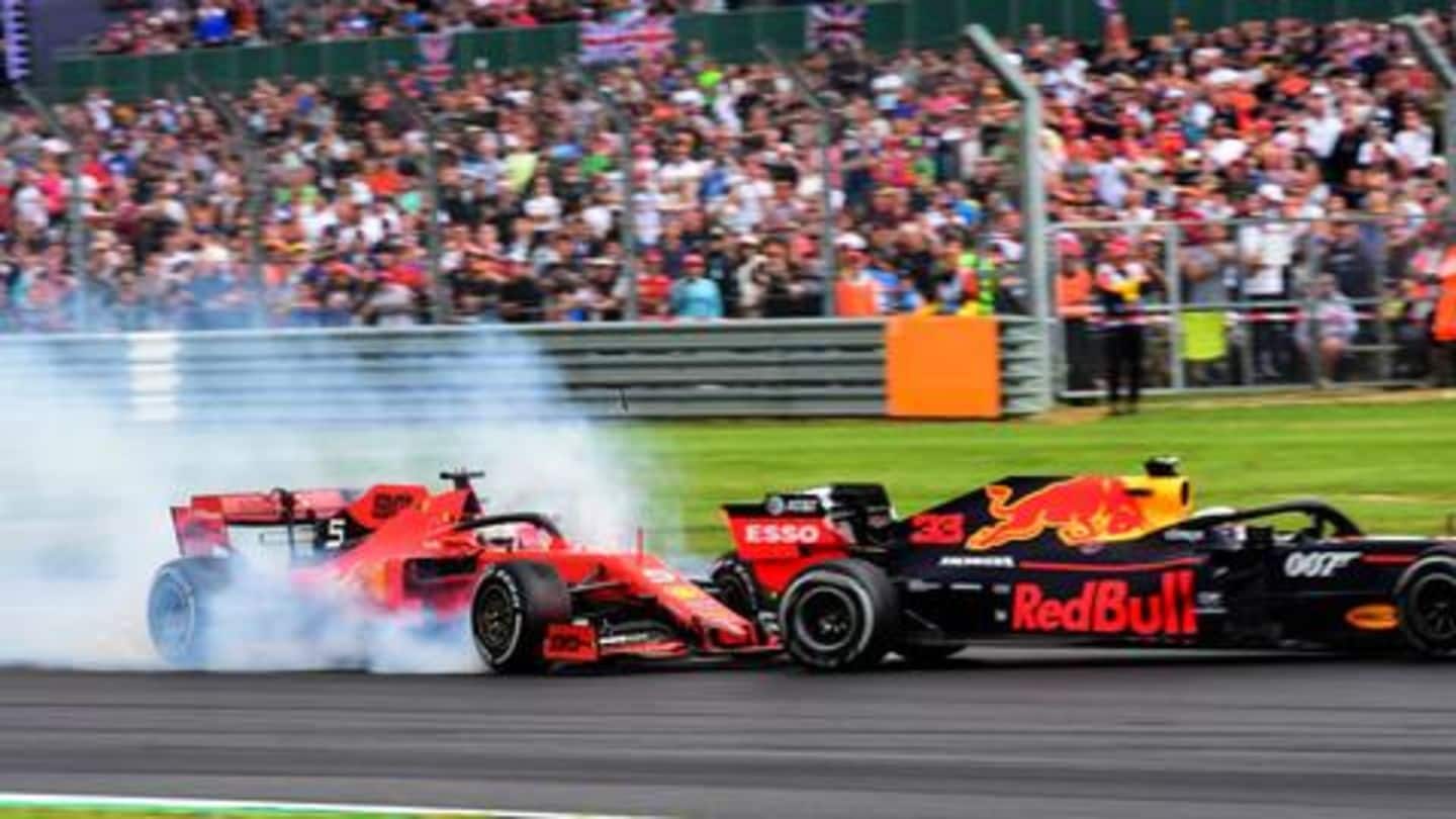 British GP: Vettel apologizes to Verstappen for ramming his car