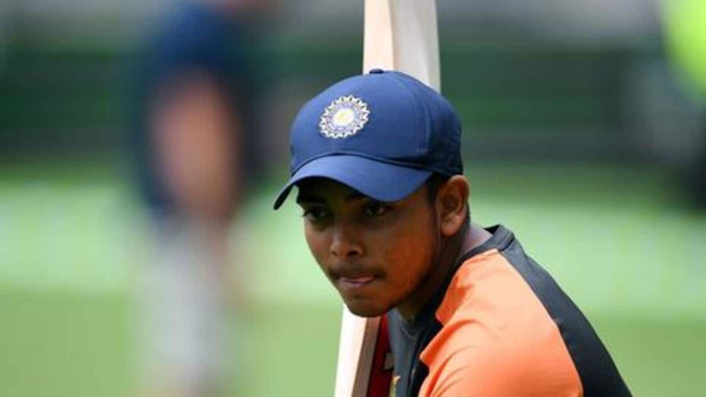 Prithvi Shaw smashes 150, could knock Test selection door
