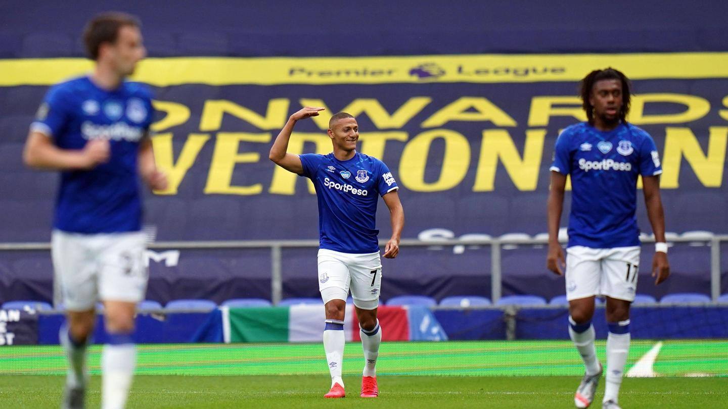 Everton unbeaten in nine league matches at home Everton unbeaten in nine league matches at home