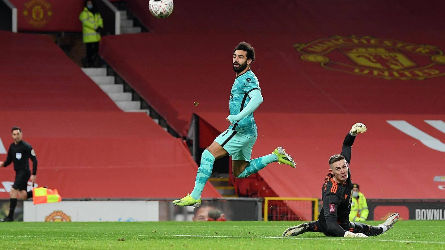 Salah shines for Liverpool with a brace Salah shines for Liverpool with a brace