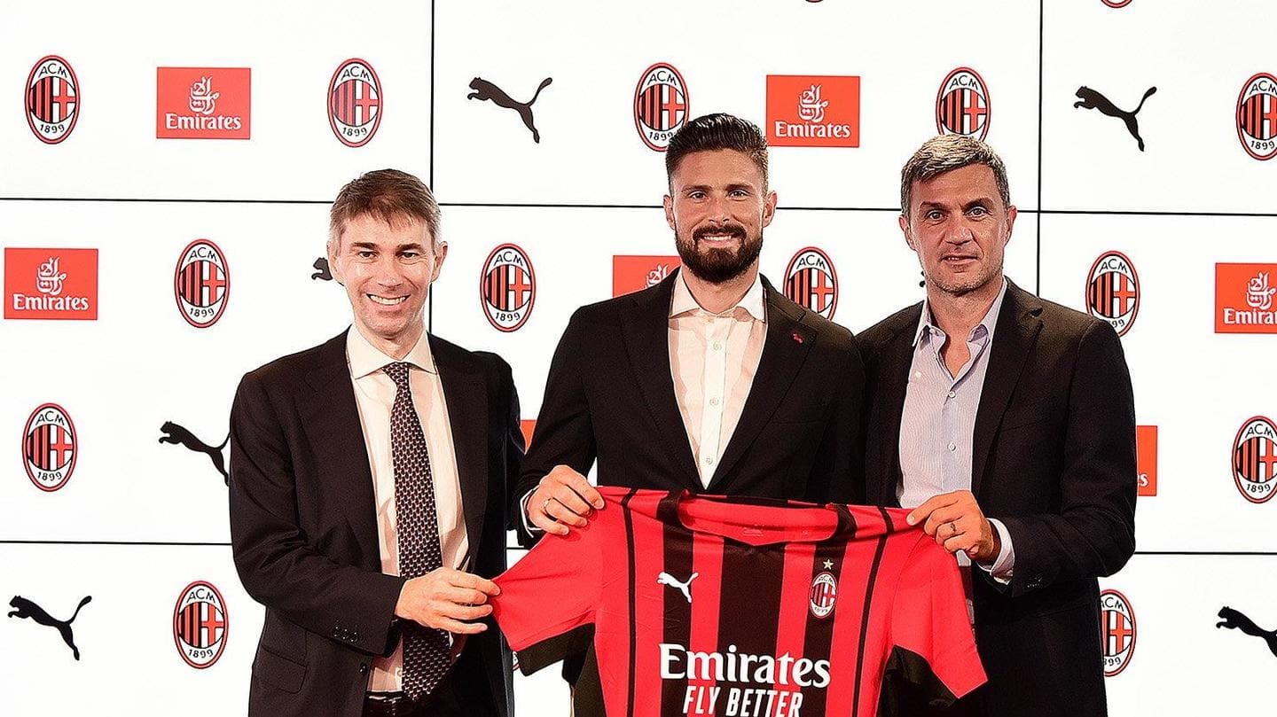 AC Milan sign Olivier Giroud from Chelsea: Details here