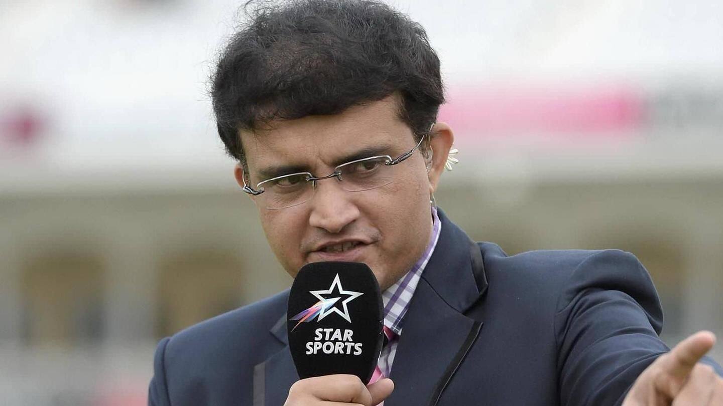 Sourav Ganguly against ECB's 100-ball league