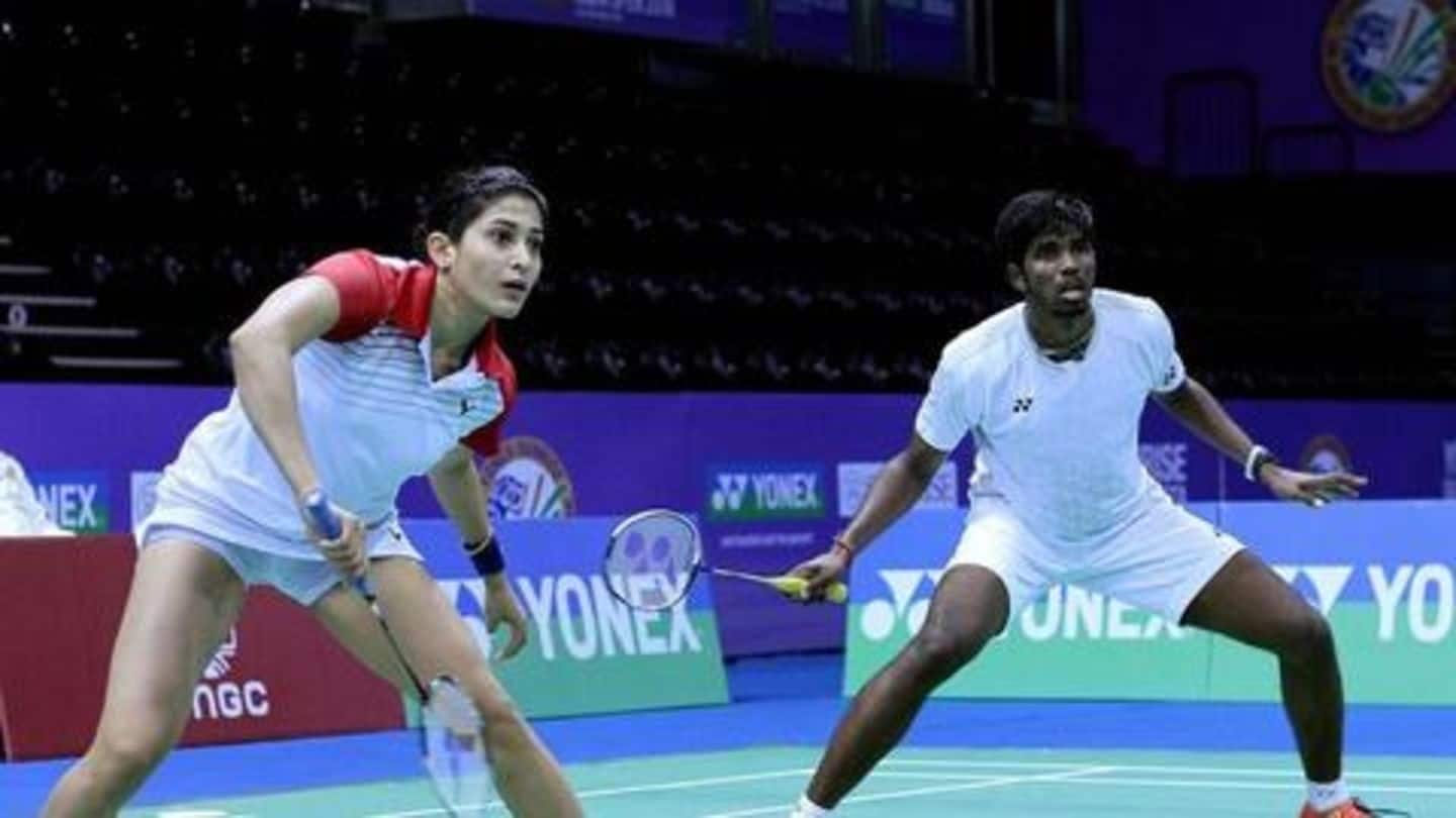 India lose in men's doubles and mixed doubles events India lose in men's doubles and mixed doubles events
