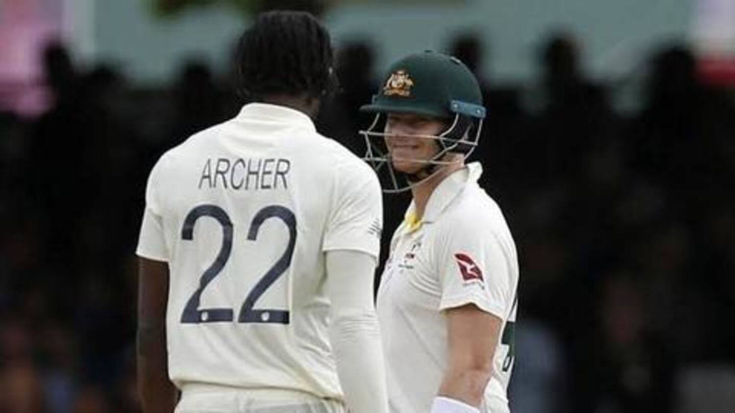 Jofra Archer vs Steve Smith is talk of the town Jofra Archer vs Steve Smith is talk of the town