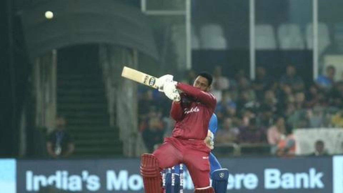 West Indies register second-highest T20I score against India West Indies register second-highest T20I score against India