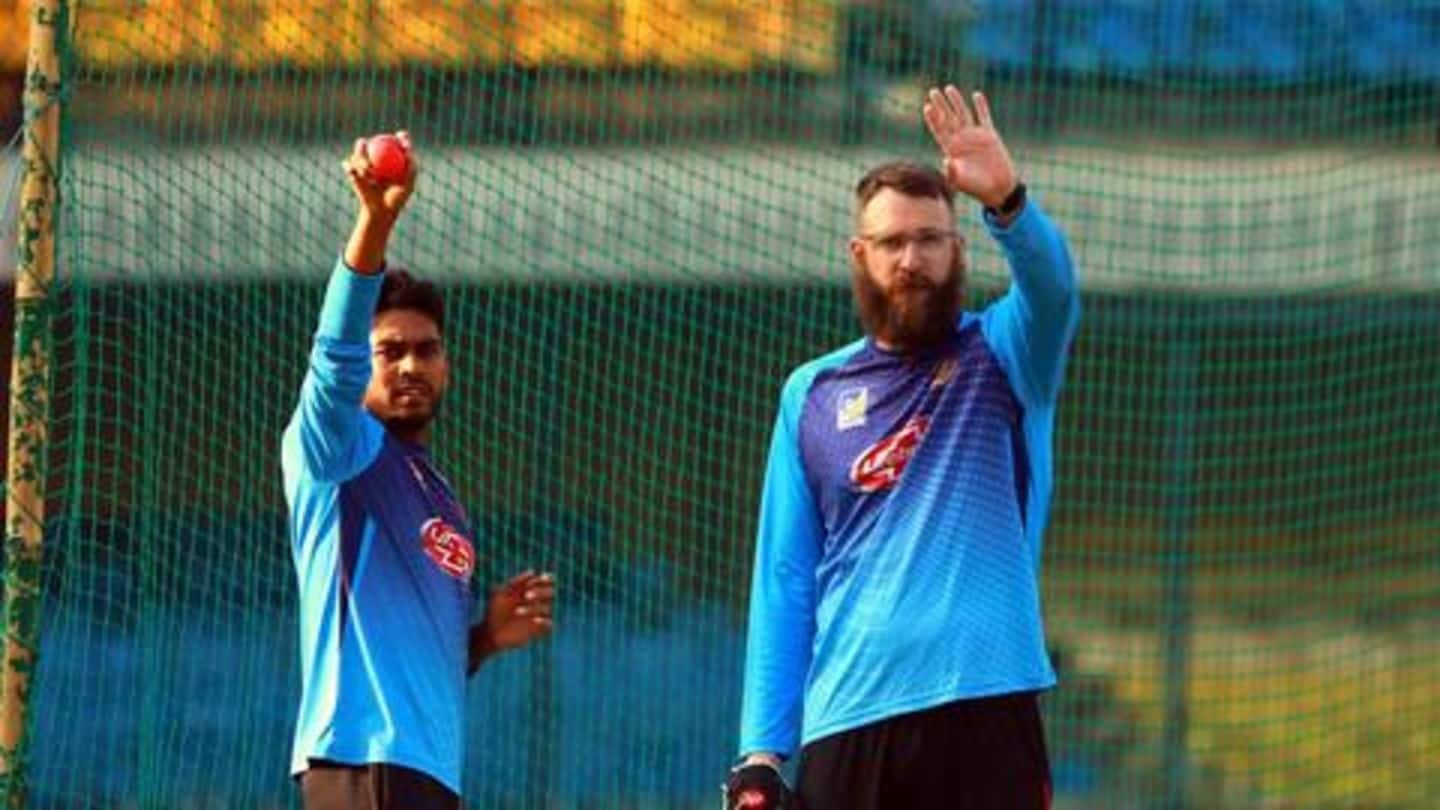 D/N Test: Bangladesh pacers training with wet balls, says Mehidy