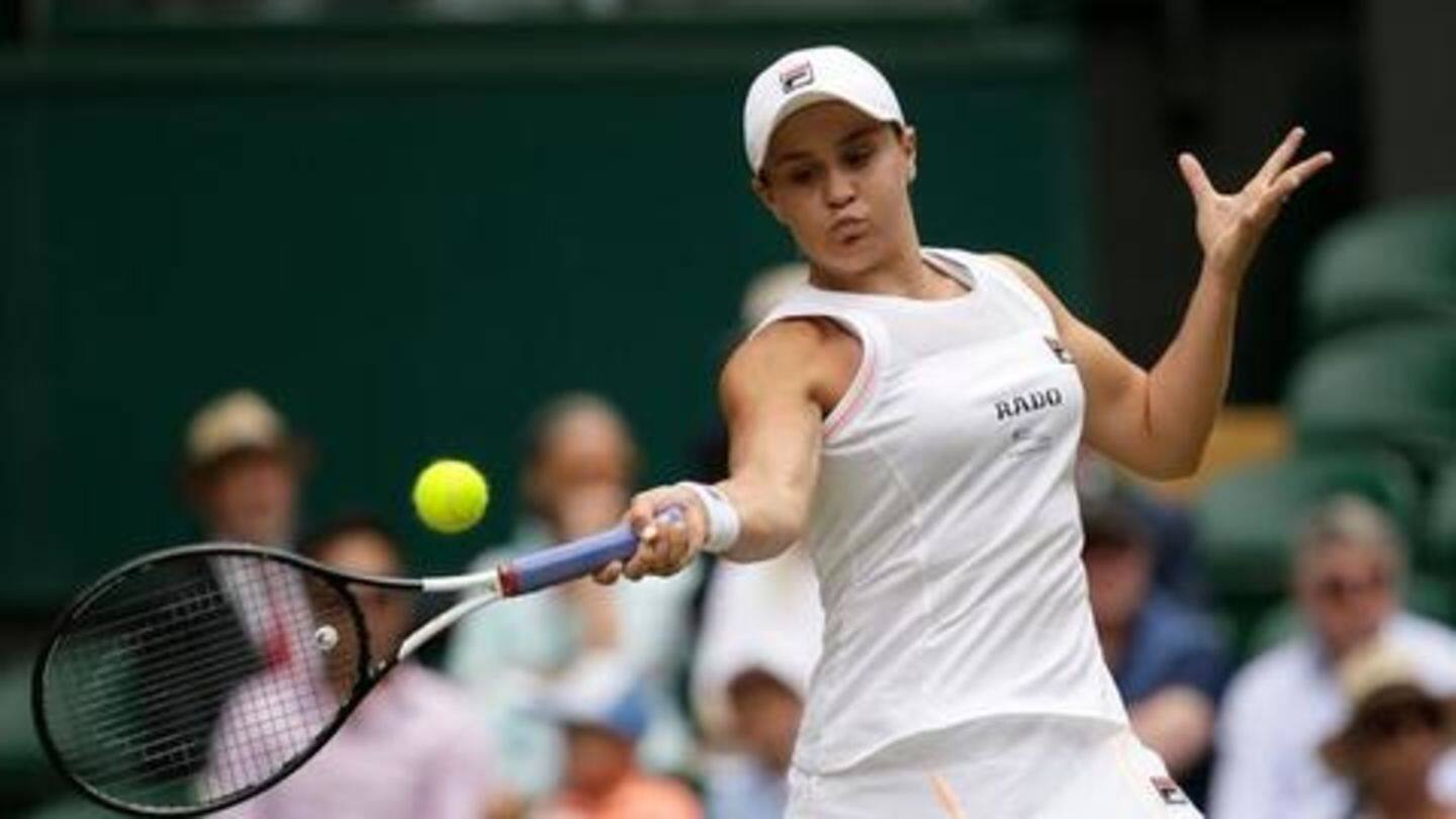 Ashleigh Barty knocked out of Wimbledon 2019