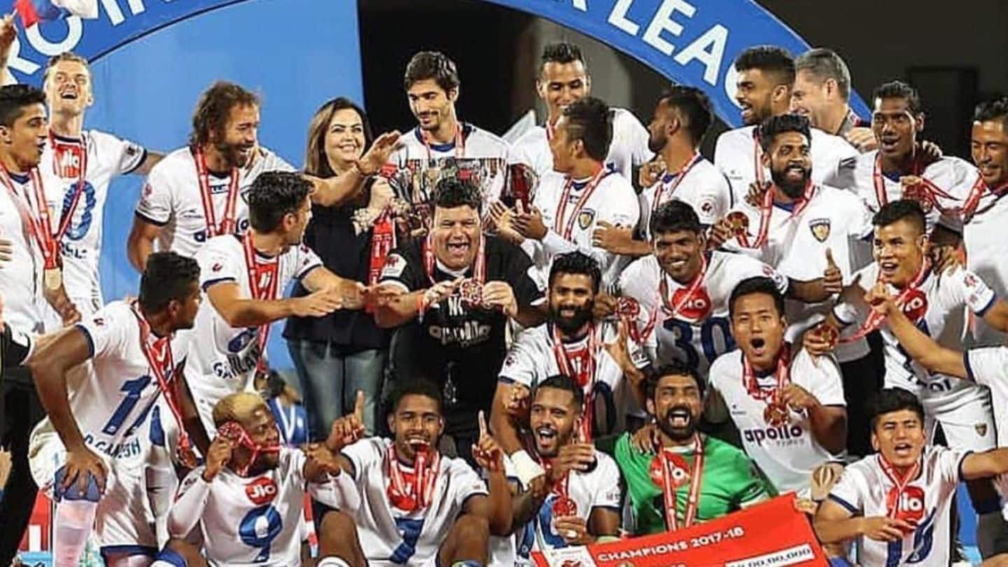 Chennaiyin FC are 2017-18 ISL champions Chennaiyin FC are 2017-18 ISL champions
