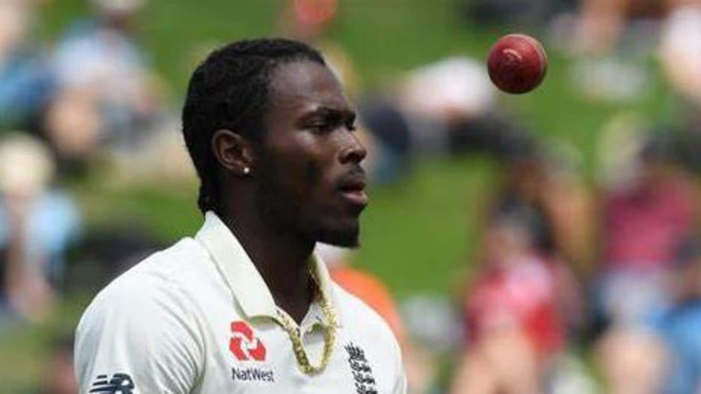 England fast bowler Jofra Archer set for County Championship return