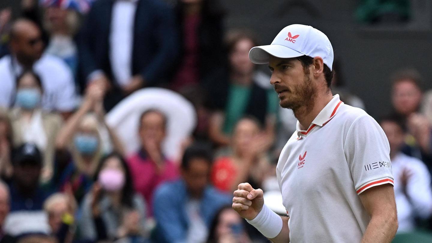 2021 Wimbledon, Andy Murray wins in five sets: Records broken