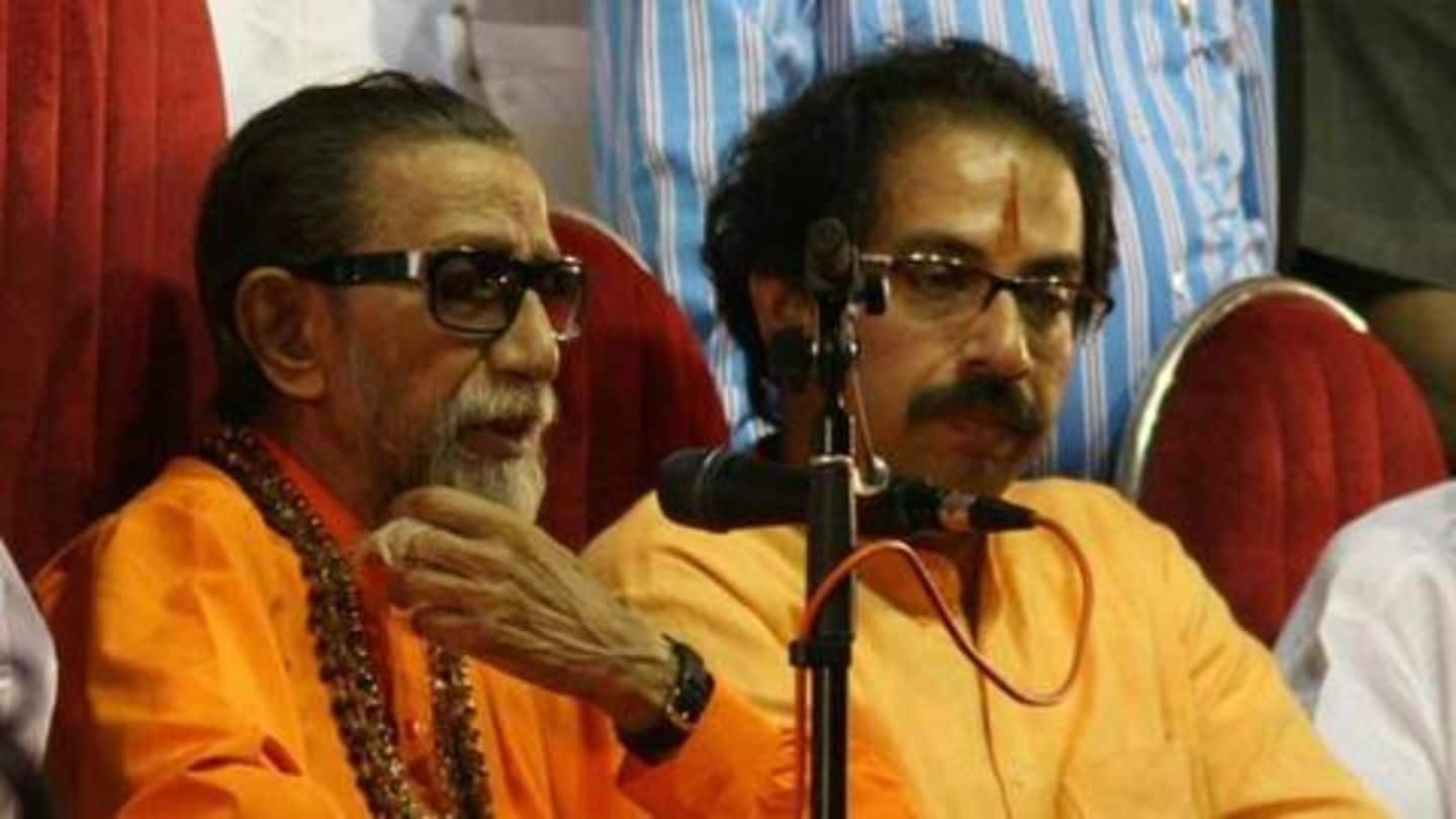 Shiv Sena party hampers pitch in Bombay and Delhi Shiv Sena party hampers pitch in Bombay and Delhi