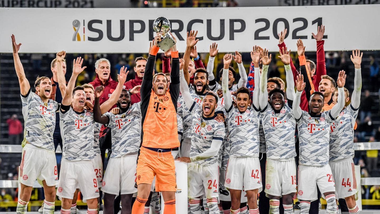 Bayern Munich win German Super Cup title: Records broken