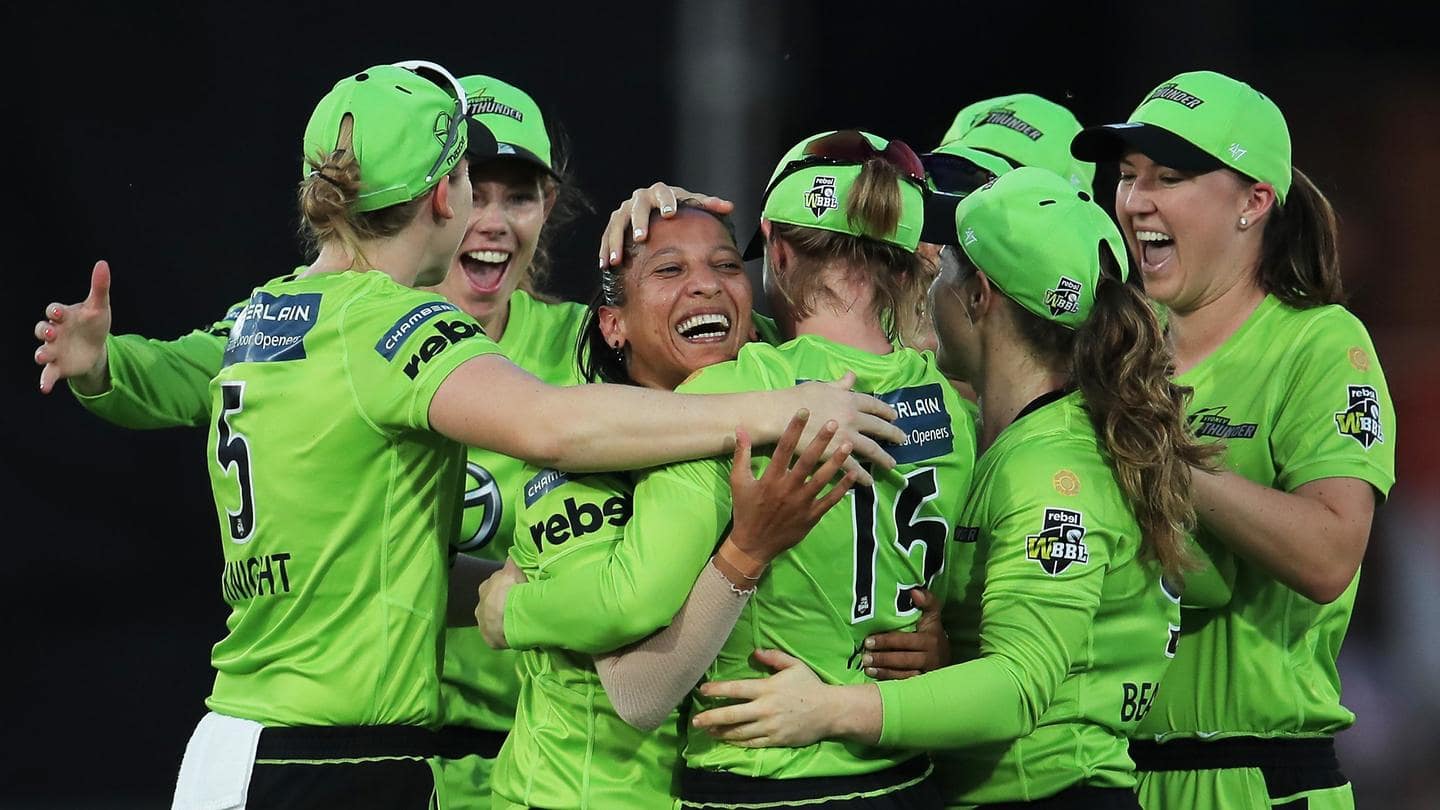 Sydney Thunder Women win WBBL 2020 title: Records broken