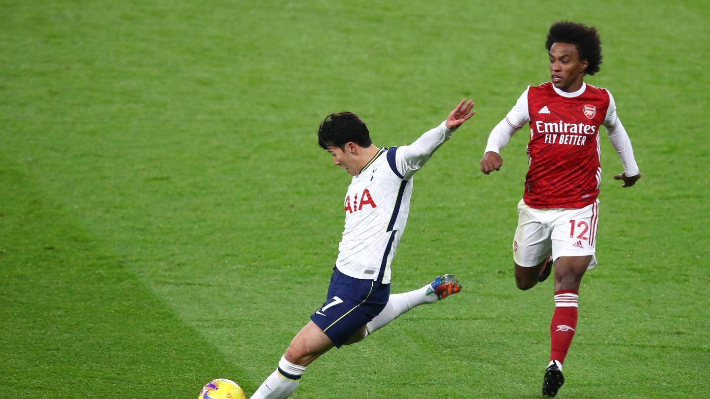 Son and Kane score after setting up each other Son and Kane score after setting up each other