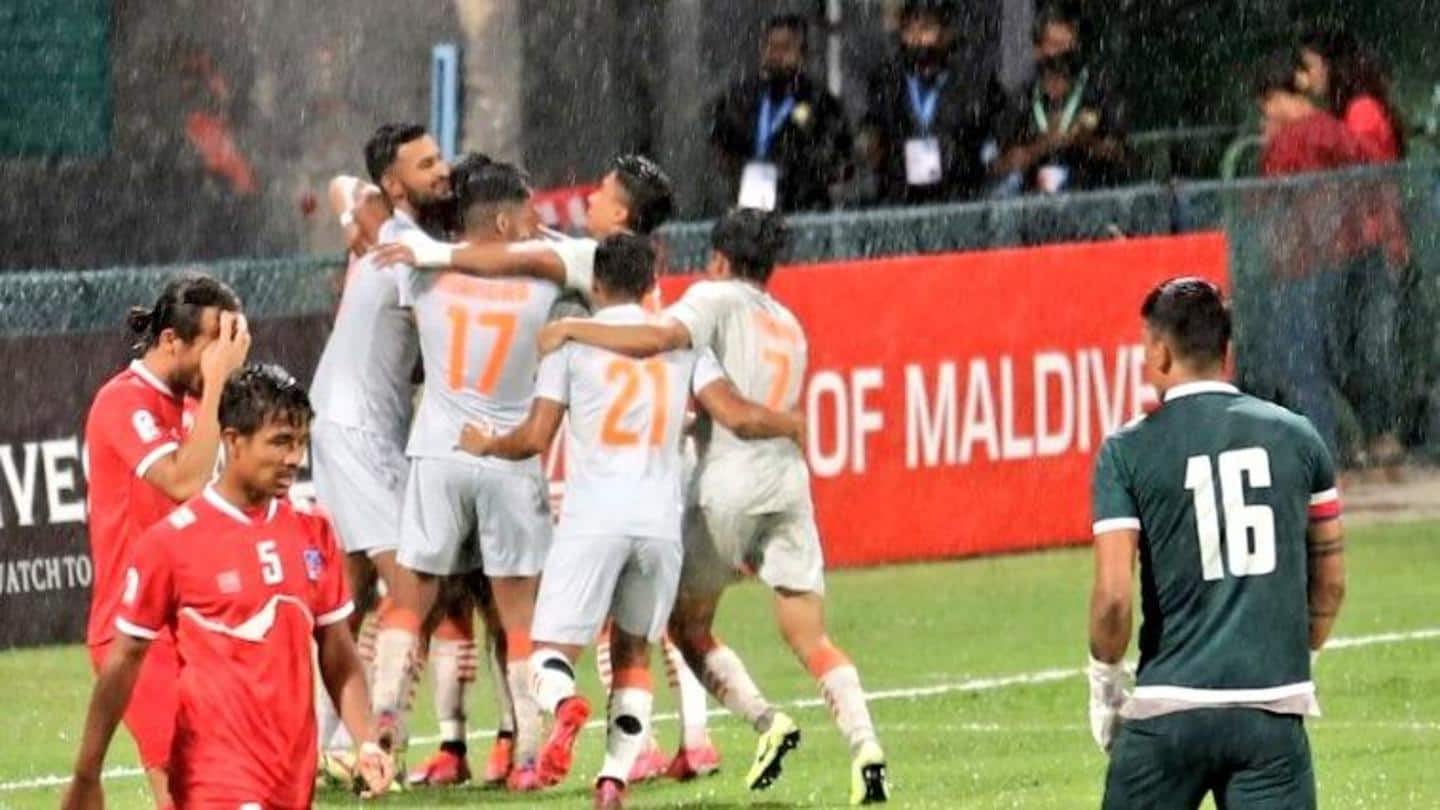 India hit three goals past Nepal in the final India hit three goals past Nepal in the final