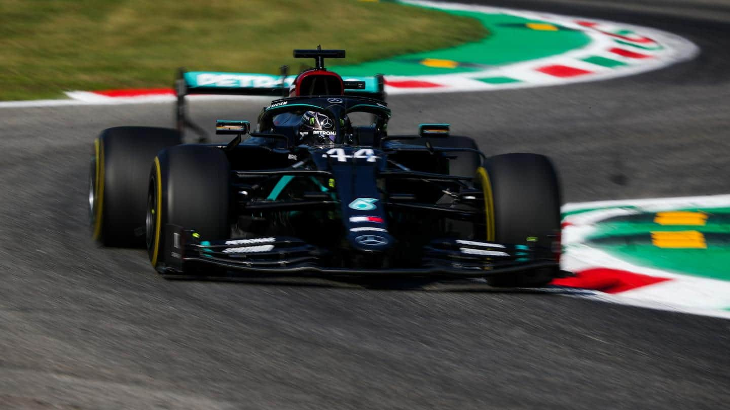 Italian Grand Prix: Hamilton beats Bottas to pole position