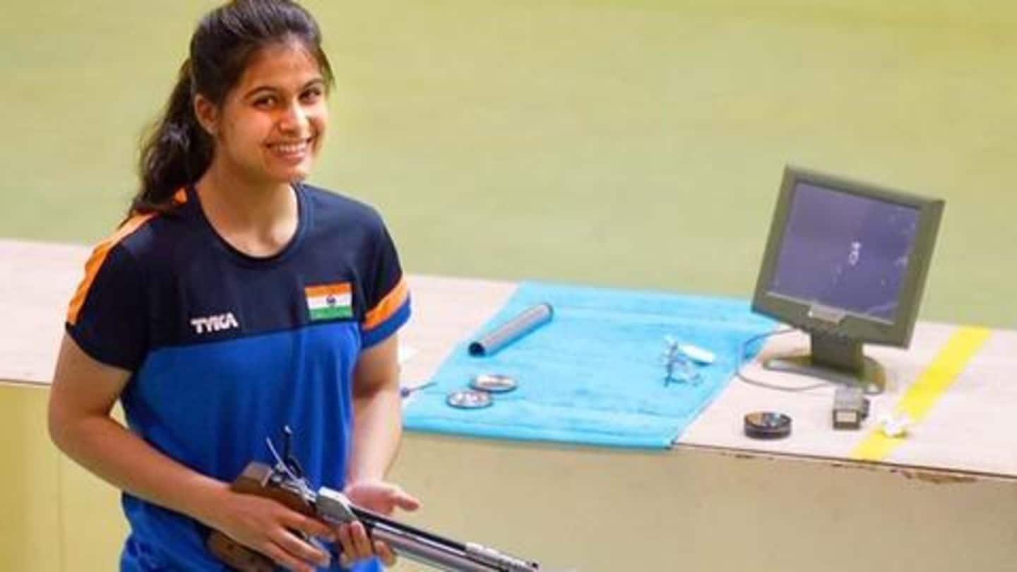 Shooting World Cup: Manu Bhaker clinches Olympic quota