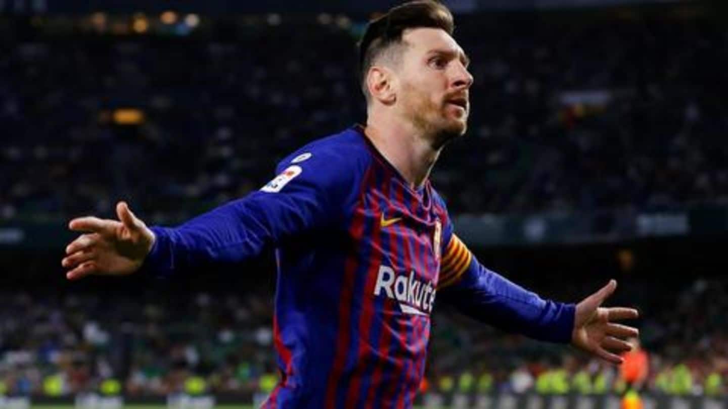 Barcelona players have taken 70% wage cut, says Lionel Messi