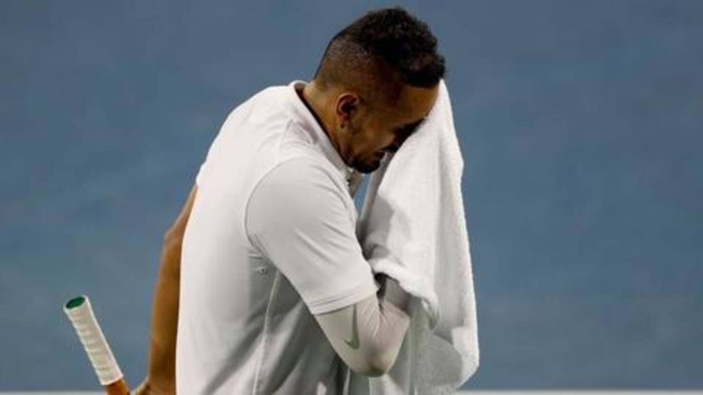 Kyrgios out of action due to collarbone injury Kyrgios out of action due to collarbone injury