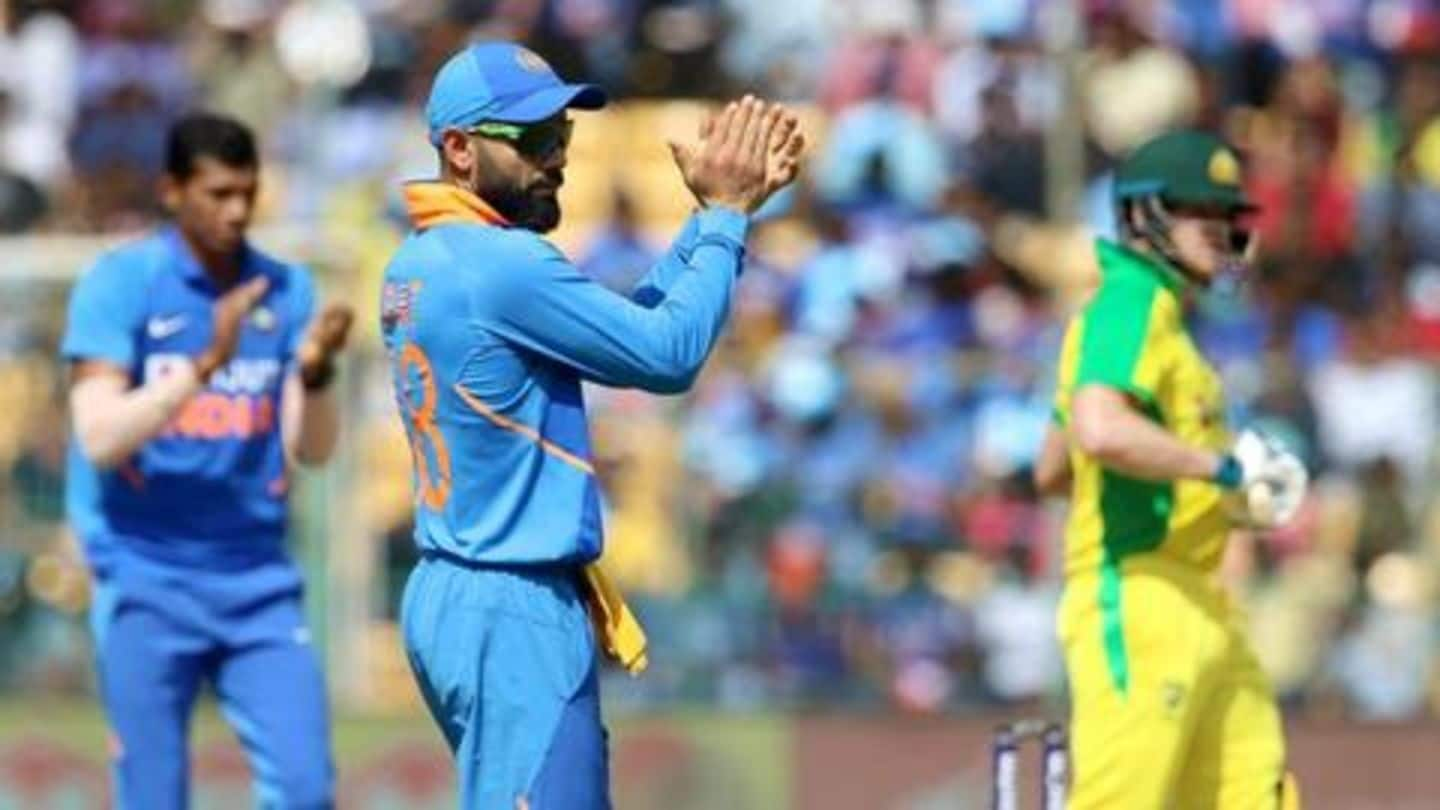 3rd ODI, India beat Australia: List of records broken