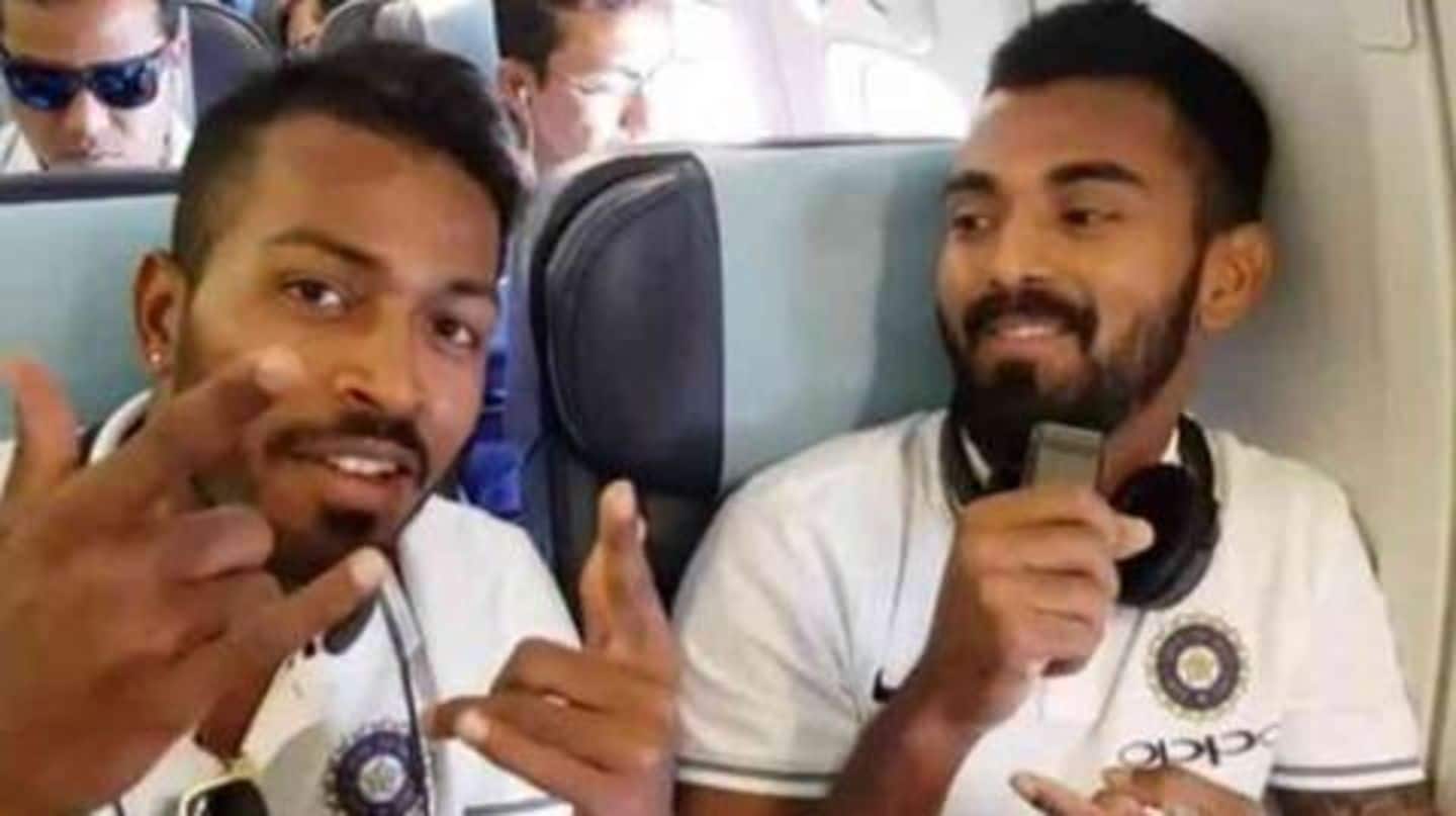 Pandya, Rahul fined Rs. 20 lakh each: Details here