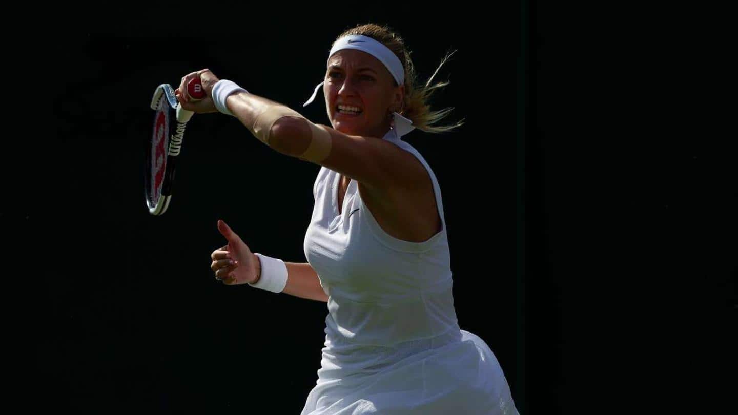 Kvitova has won the Wimbledon title on two occasions Kvitova has won the Wimbledon title on two occasions