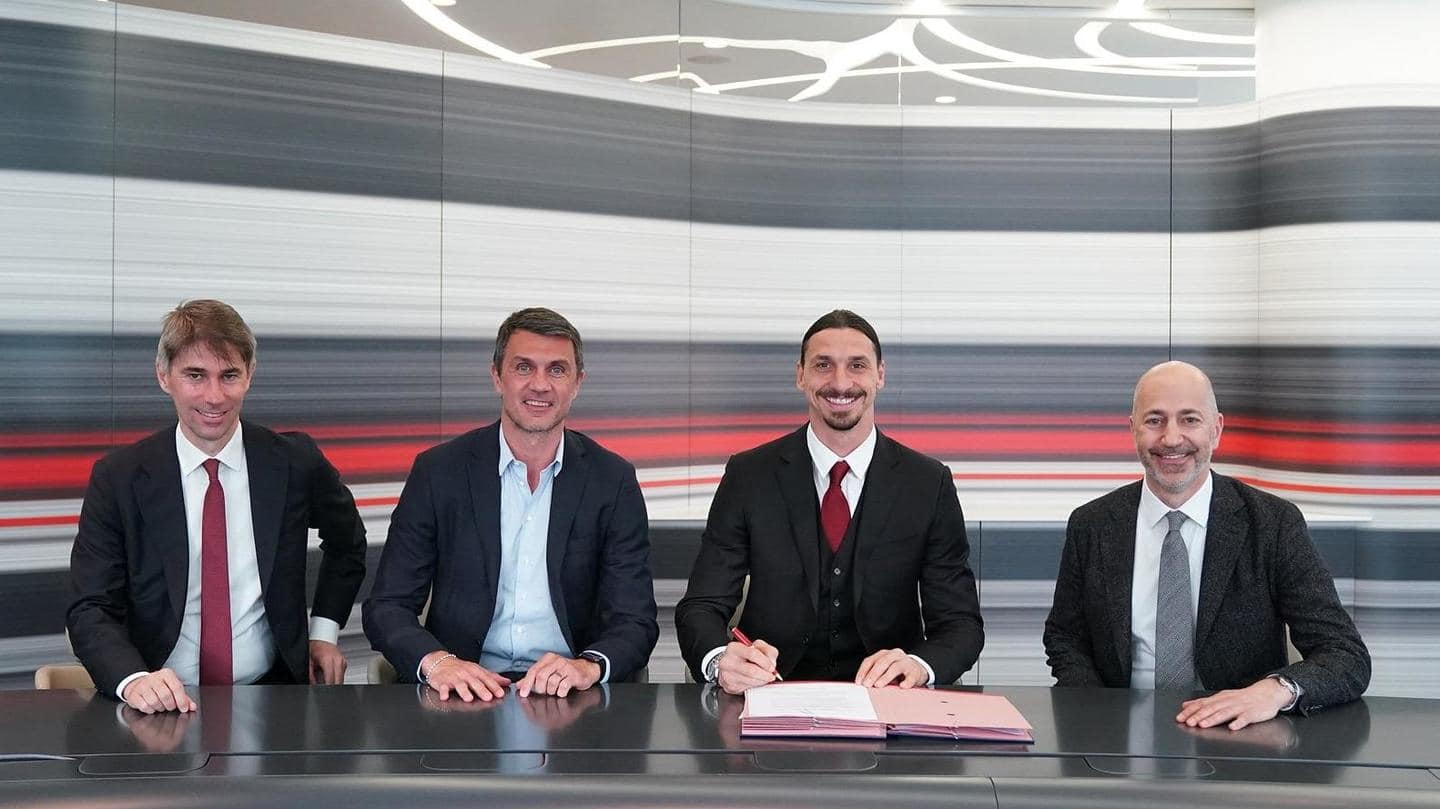 Zlatan Ibrahimovic signs new one-year AC Milan contract
