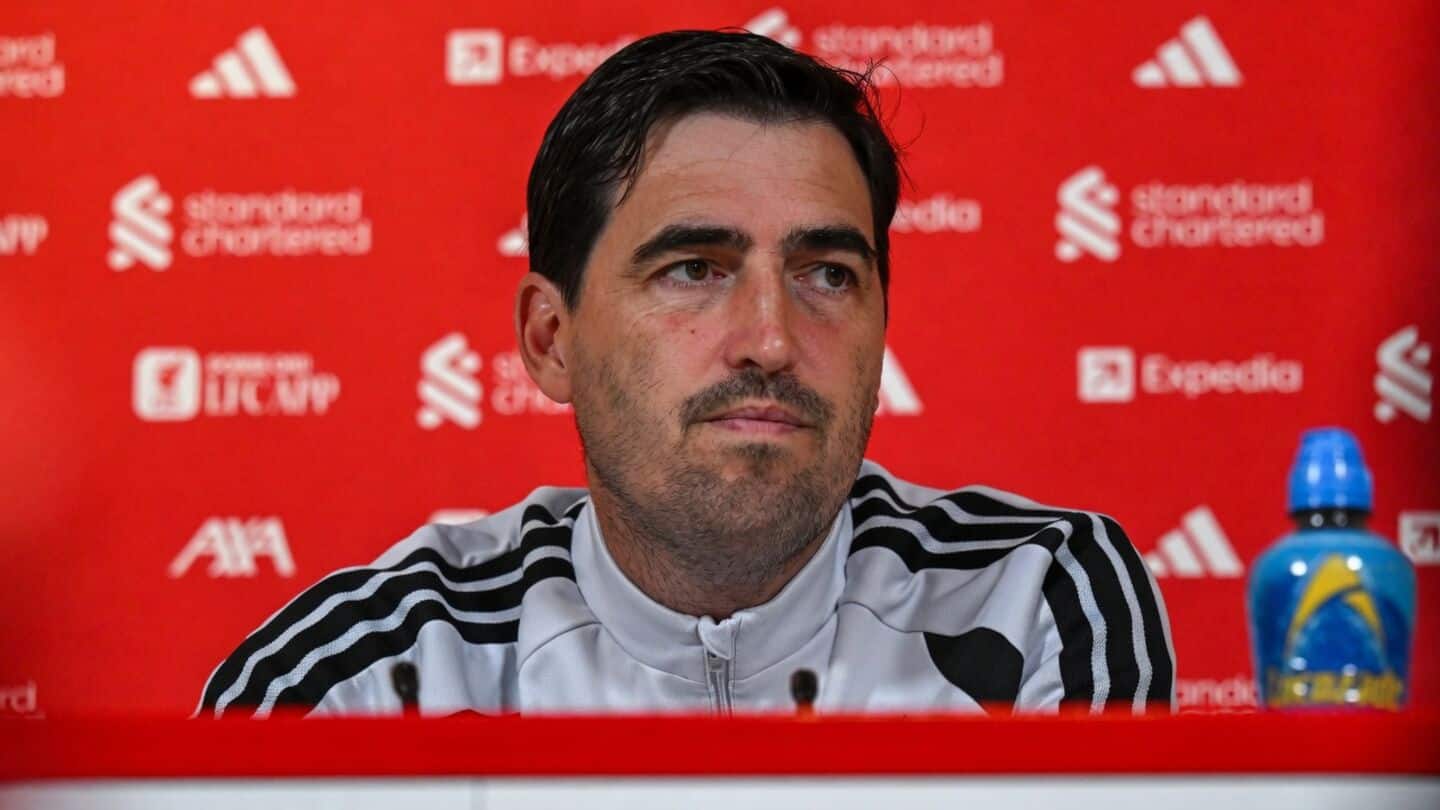 Liverpool's Andoni Iraola feels his squad lacks enough wingers
