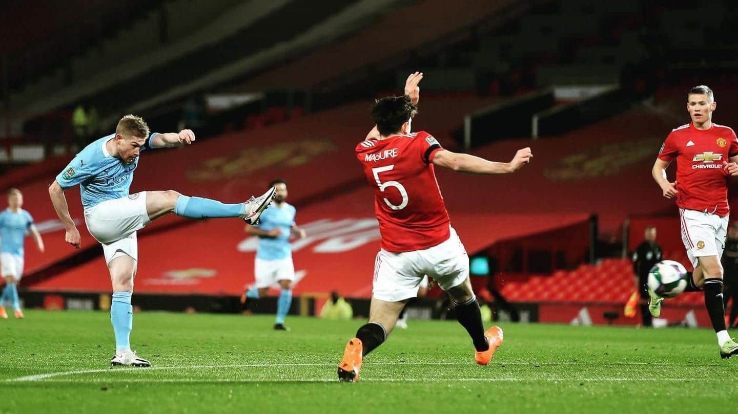 City join elite company, United's semi-final jinx continues City join elite company, United's semi-final jinx continues