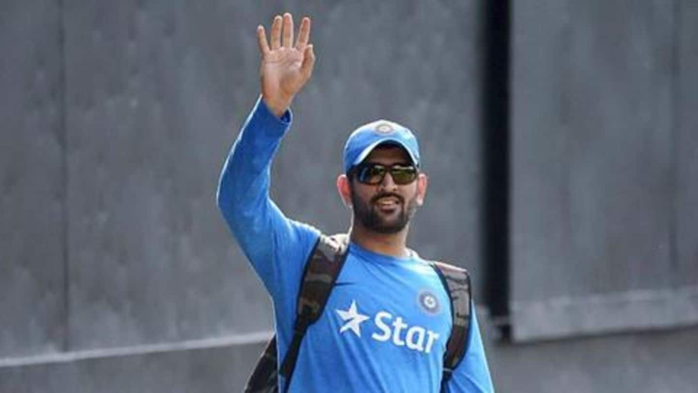 MS Dhoni's special gesture for a fan draws attention