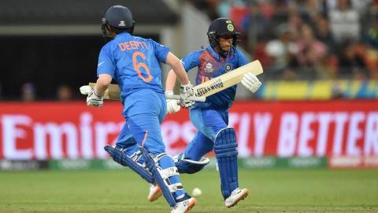 India ride on Deepti's 49-run knock to post 132/4 India ride on Deepti's 49-run knock to post 132/4
