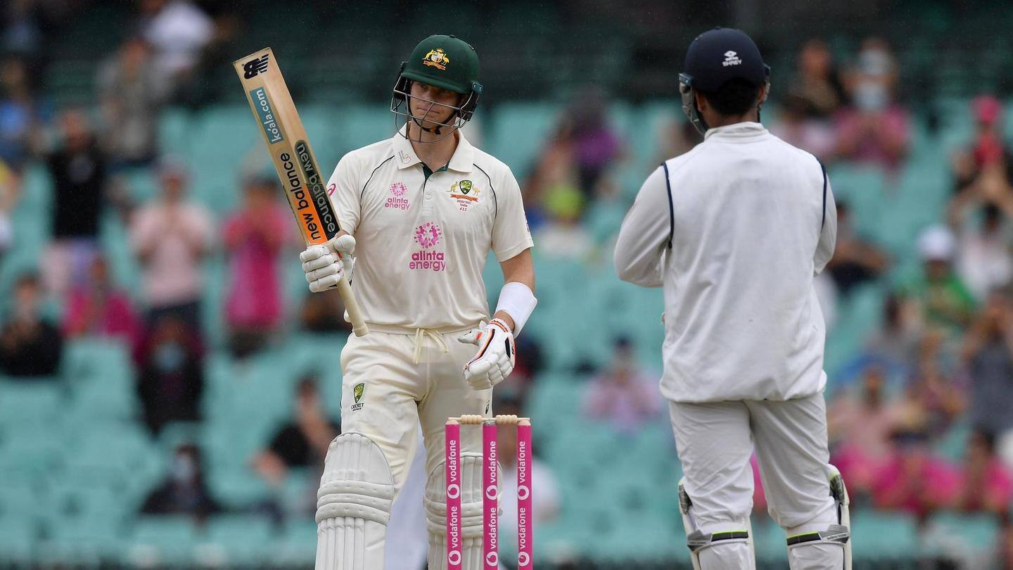 Smith gets past 1,600 career Test runs against India Smith gets past 1,600 career Test runs against India