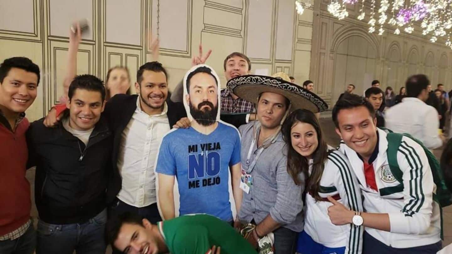 FIFA World Cup: Life-size cut-out of Mexican fan goes viral