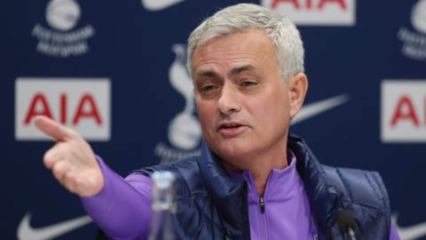 What are the challenges facing Tottenham manager Jose Mourinho?