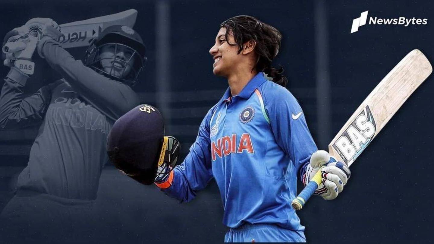 smriti mandhana jersey number