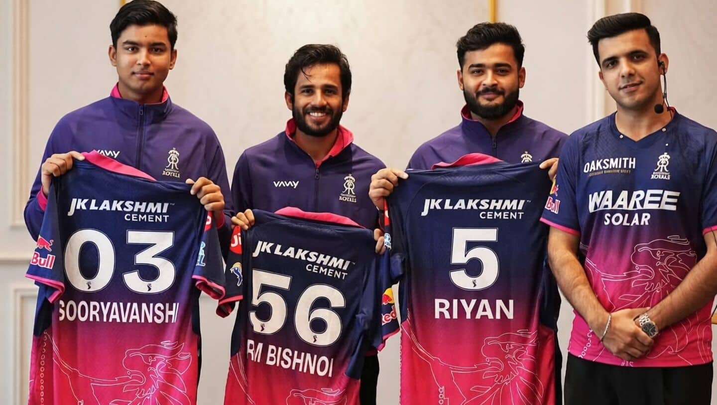 Check out Rajasthan Royals's new threads for IPL 2026 season