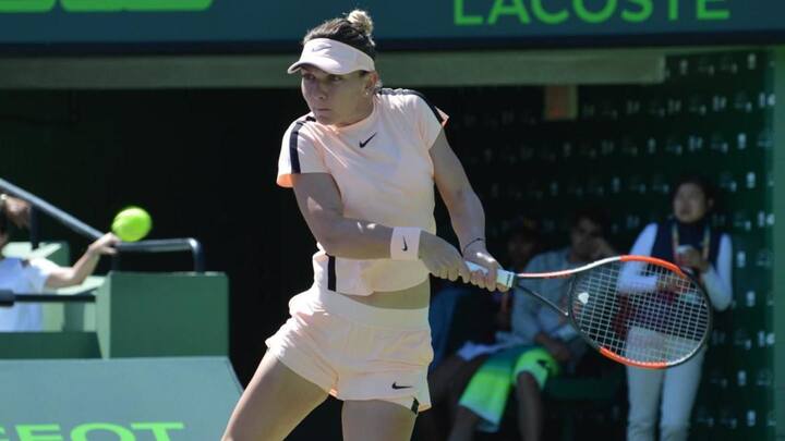 Miami Open: Women's world number 1 Halep survives scare