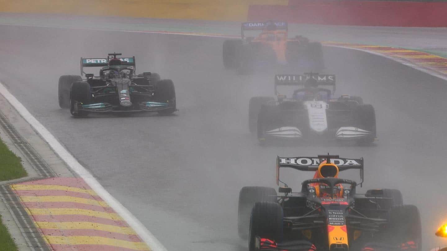 F1: Max Verstappen wins the aborted rain-hit Belgian GP