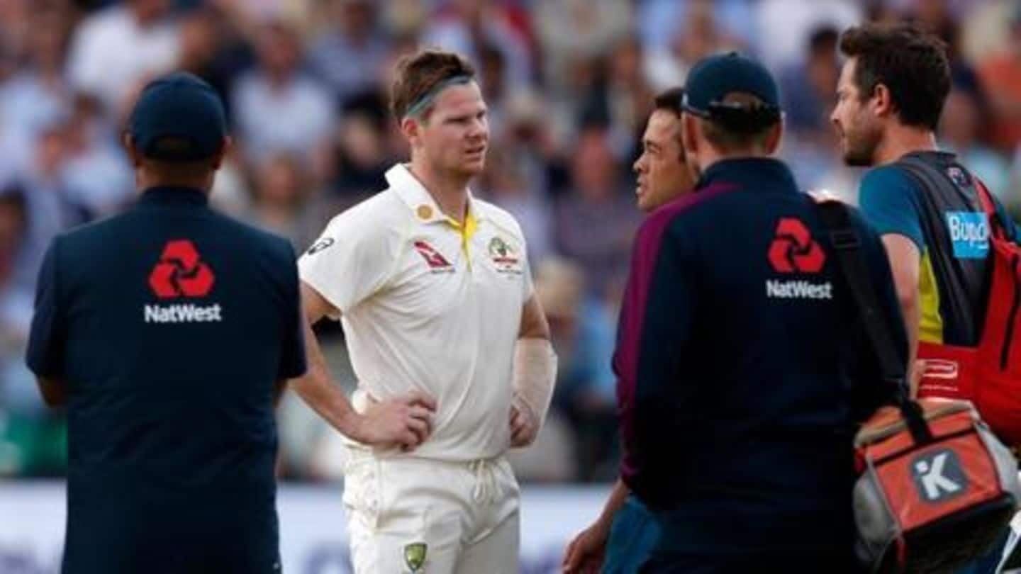 Lord's Test revolved around injured Steve Smith Lord's Test revolved around injured Steve Smith