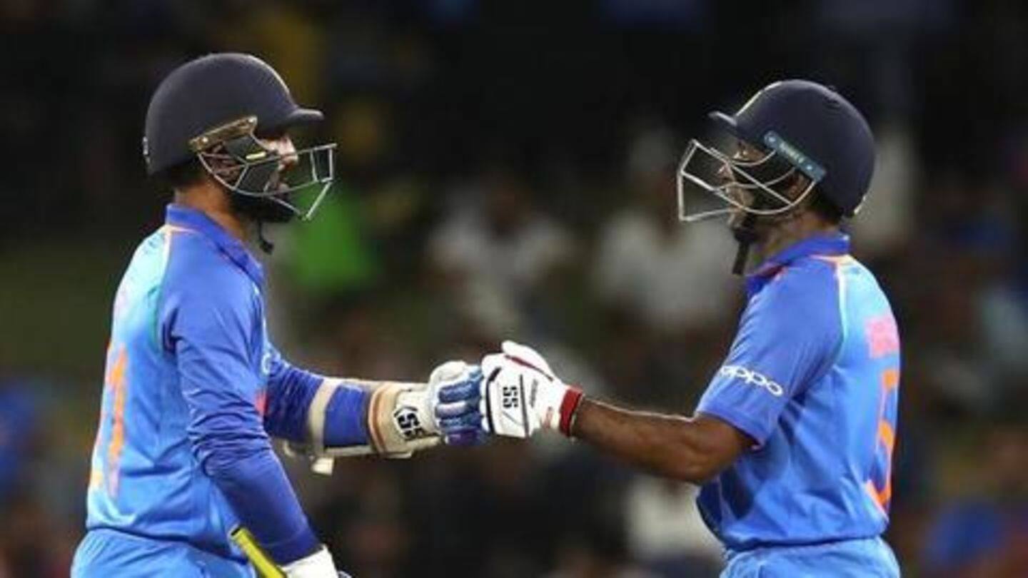 Have Karthik, Rayudu cemented their World Cup spots? Have Karthik, Rayudu cemented their World Cup spots?