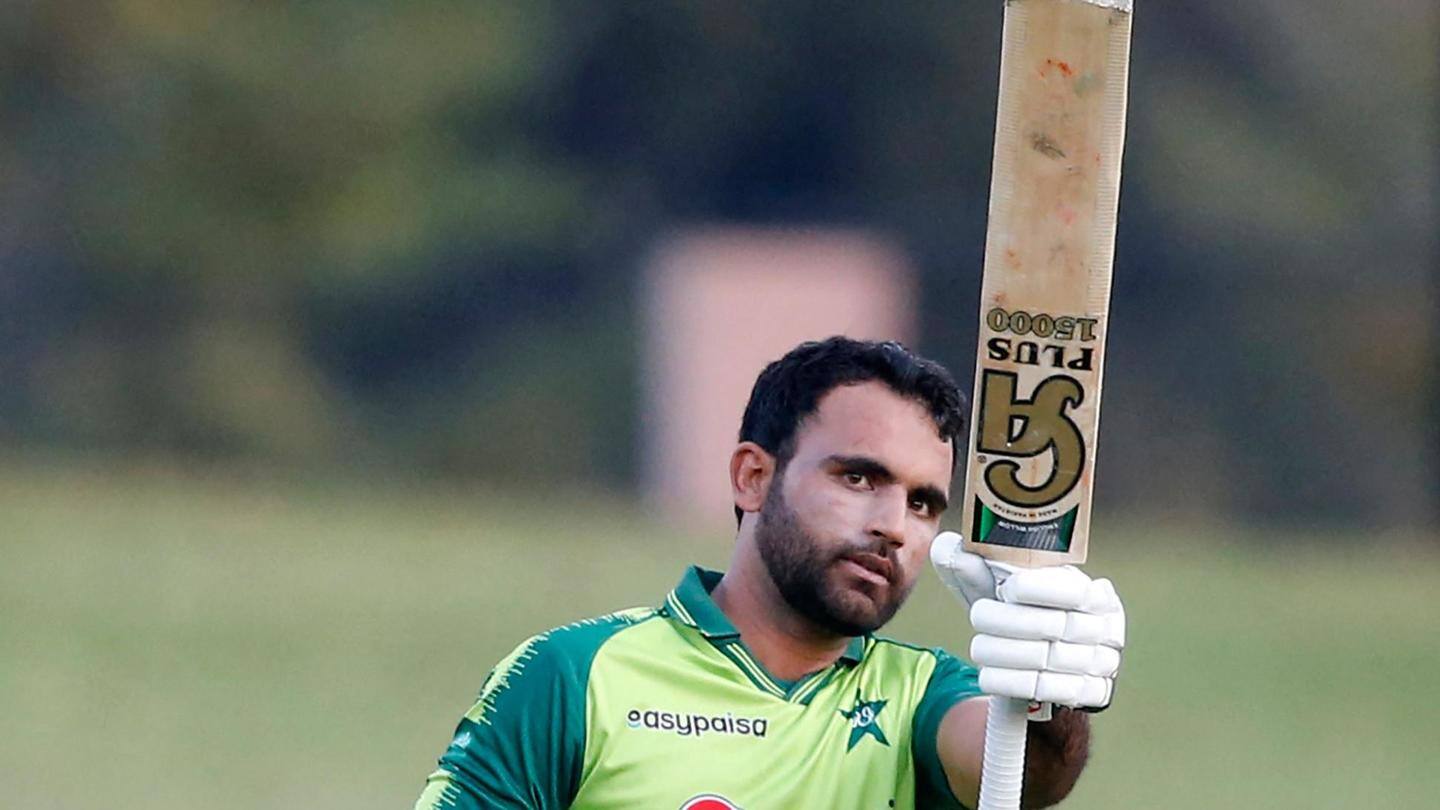 Fakhar Zaman achieves these feats after a 34-ball 60 Fakhar Zaman achieves these feats after a 34-ball 60